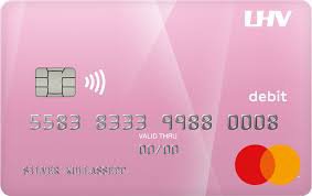 pink bank card