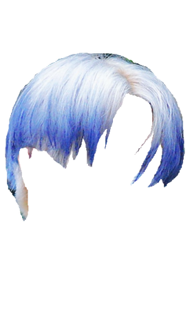 Pentagon Kino Hair - Daisy 1 | White and Blue Masc Hair 1 (Dei5 edit)