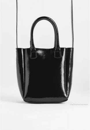 mini black handbag