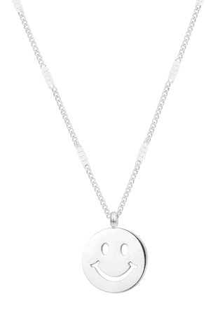 smiley face necklace