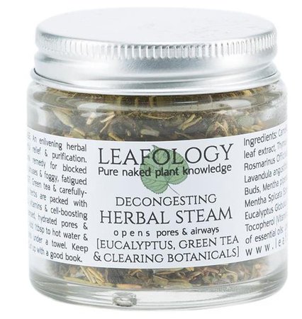 Decongesting Herbal Steam Eucalyptus Green Tea & Clearing | Etsy