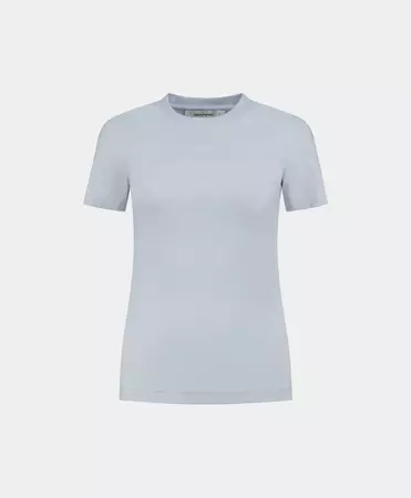 Halogen Blue Logotype Fitted T-Shirt – Daily Paper US