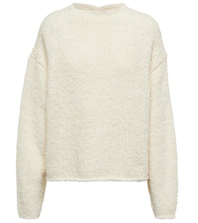 Proenza Schouler - Frayed cotton-blend sweater | Mytheresa