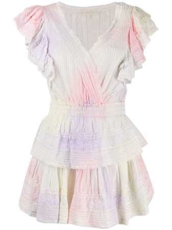 Colorful pastel loveshackfancy dress, @preppy_cherry