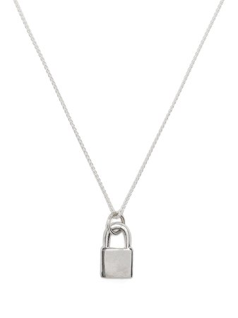 Hatton Labs padlock pendant necklace - FARFETCH