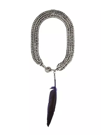Ann Demeulemeester chain necklace £9,453 - Fast Global Shipping, Free Returns