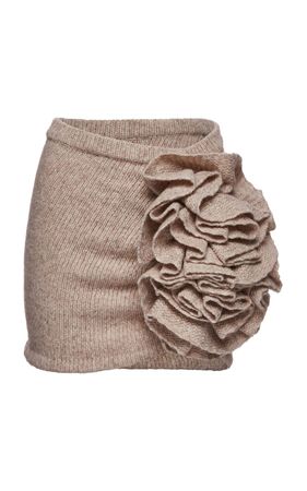 Ruffled Knit Mini Skirt By Magda Butrym | Moda Operandi