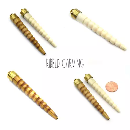 Bone Pendant | Carved Ox Bone Tusk Pendants – Only Beads