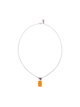 Piercing / Hari bear necklace / Orange | W Concept