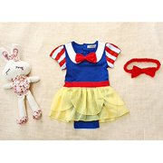 StylesILove - StylesILove Baby Girl Snow White Costume and Headband (18-24 Months) - Walmart.com