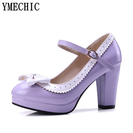 Lolita shoes purple
