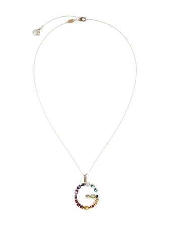 Dolce & Gabbana topaz initial G necklace