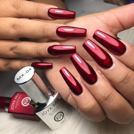 Mindy Hardy Nails on Instagram: “Red #4 Aluminex from @joyamiaofficial @merakibeautystudio #mindyhardy #orlandonails #orlandosalon #orlandonailsalon #orlandonailtech…”