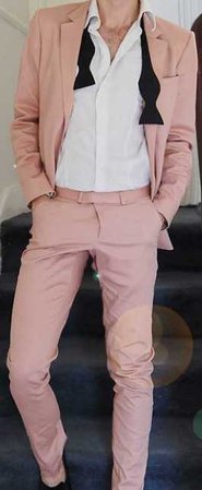 Pale Pink tuxedo