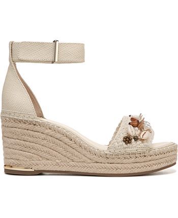 Franco Sarto Clemens-Shell Espadrille Wedge Sandals & Reviews - Sandals - Shoes - Macy's