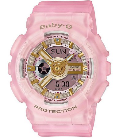 G-Shock Baby G Ana Digi Pink Skeleton Shock Resistant Watch