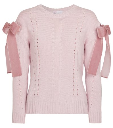 REDValentino Bow-trimmed sweater