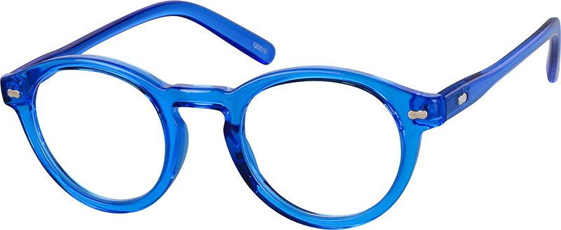 Blue Round Glasses #125516