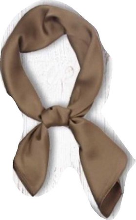 tan neck scarf