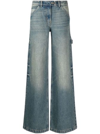 Courrèges faded-effect wide-leg Jeans - Farfetch