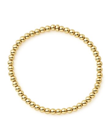Lagos 4mm 18K Gold Caviar Ball Bracelet
