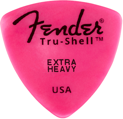 fender Guitar pick Tru-Shell ™ 346 Shape, Extra Heavy, (1)