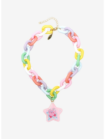 Kirby Chunky Rainbow Chain Necklace