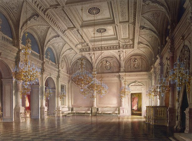 Mansion of Baron A. L. Stieglitz. The Ballroom - Luigi Premazzi | Endless Paintings