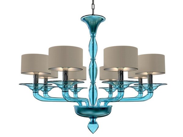Murano glass chandelier MASACCIO By PIUMATI