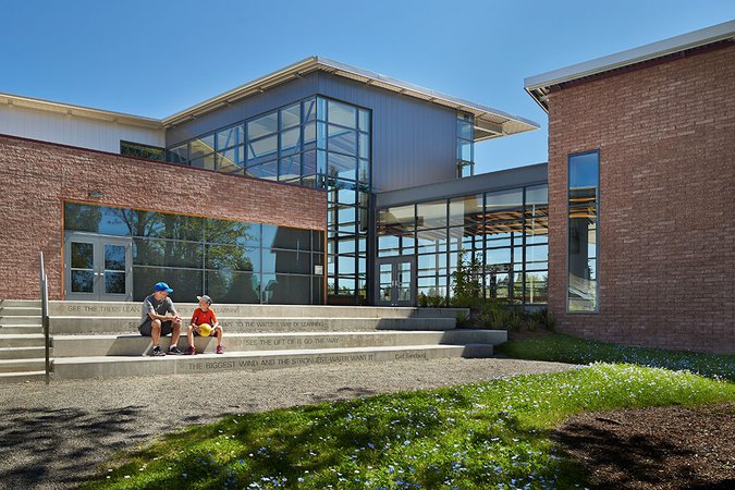 Carl Sandburg Elementary School, Lake Washington School District - NAC Architecture & Trinity NAC, Architects in Seattle, Spokane, Columbus, California, Washington, Ohio