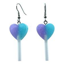 pastel purple earrings - Google Search