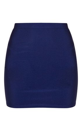 Navy Disco Mini Skirt | Skirts | PrettyLittleThing