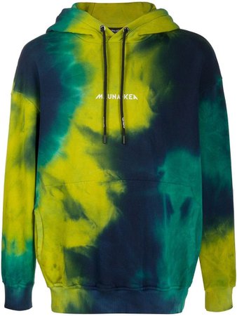 MAUNA KEA tie dye print hoodie