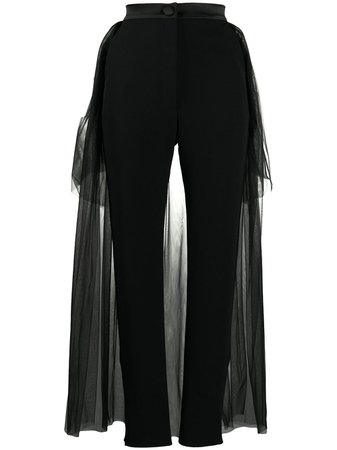 Loulou Tulle Skirt Overlay Trousers - Farfetch