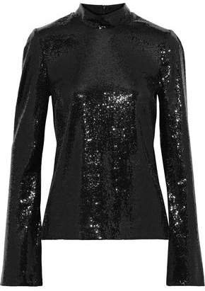Galaxy Sequined Mesh Top