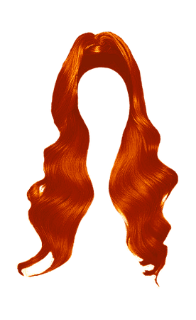Hair Ginger High Ponytail - Wavy 2 (Dei5 edit)