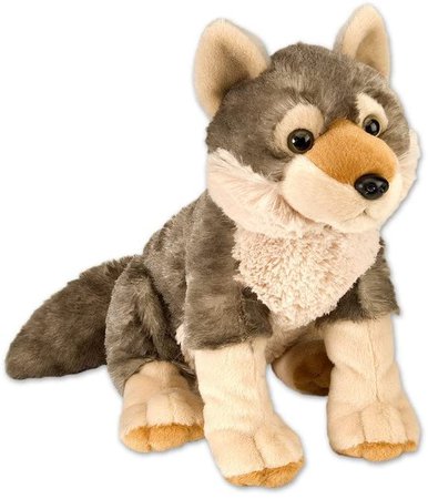 wolf stuffed animal