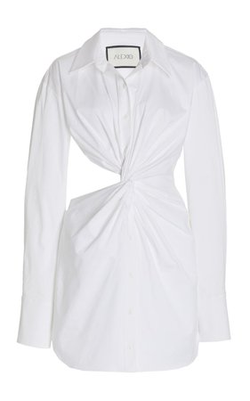 Sakari Cutout Cotton-Blend Mini Dress By Alexis | Moda Operandi
