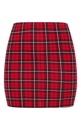 *clipped by @luci-her* Tartan Check Print Mini Skirt | Skirts | PrettyLittleThing USA
