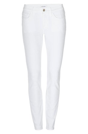 FRAME Le Low Ankle Skinny Jeans (Blanc) | Nordstrom