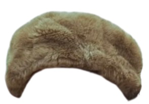 vintage faux fur hat