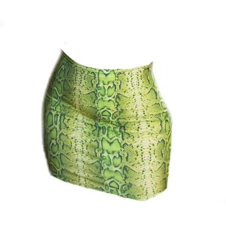 *clipped by @luci-her* Green Snake Skirt