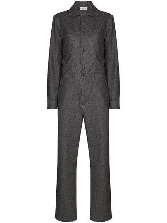 Shop Moncler long-sleeve wool jumpsuit with Express Delivery - FARFETCH