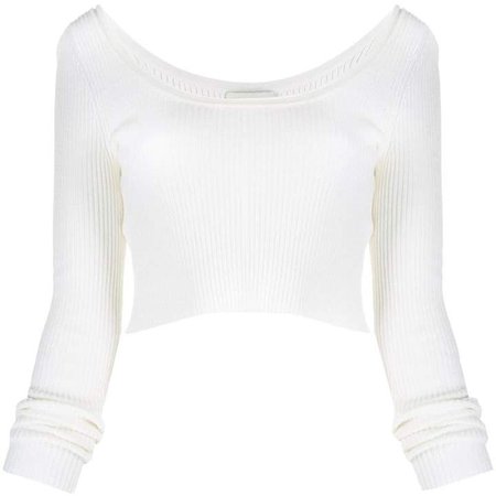 ribbed knitted top