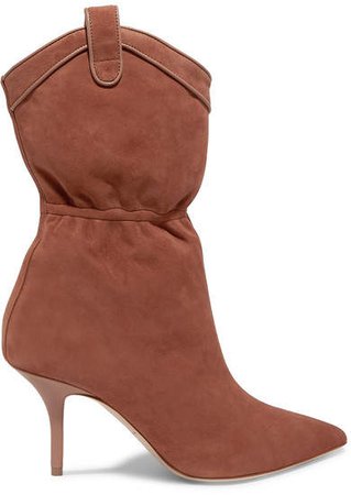Daisy Suede Ankle Boots - Tan