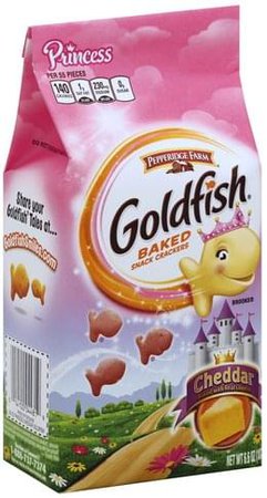Goldfish Cheddar, Princess Baked Snack Crackers - 6.6 oz, Nutrition Information | Innit