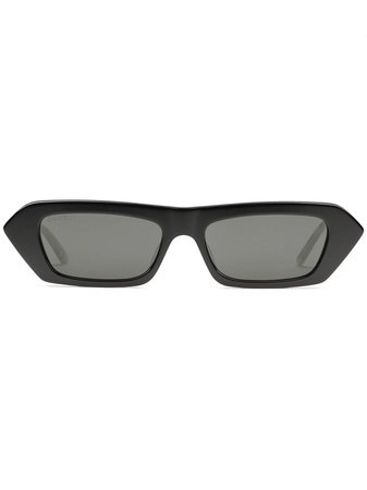 Gucci Eyewear crystal embellished rectangular sunglasses