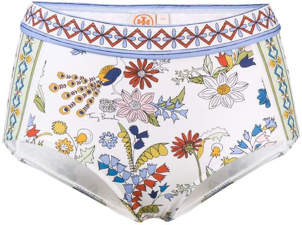 floral printed bikini bottom