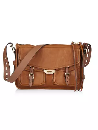 Shop rag & bone Field Leather Messenger Bag | Saks Fifth Avenue