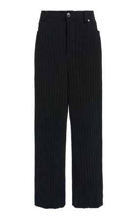 Oversized Knit Silk-Blend Baggy Pants By Balenciaga | Moda Operandi